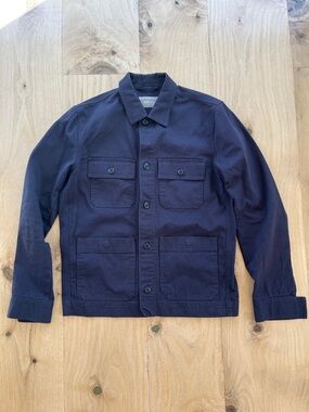 Men's Everlane Navy Cotton Chore Jacket